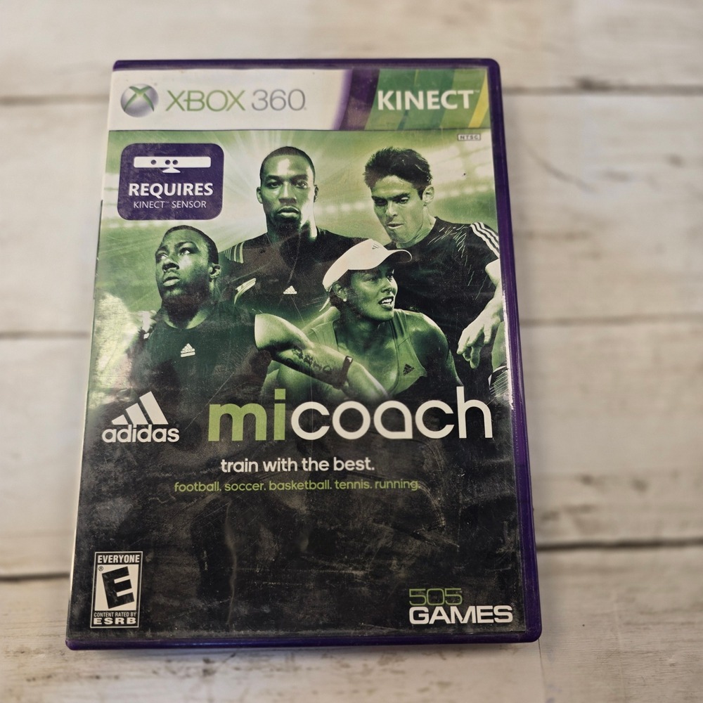 Adidas miCoach Xbox 360 Kinect Sports Fitness Training Game 2-Disc Set Manual